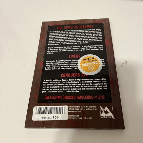 Crossed Volume 6 GN Garth Ennis Raulo Caceres Badlands TPB OOP Graphic Novel - Picture 3 of 7